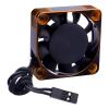 RC Car Motor Cooling Fan Heatsink 16000RPM Brushless ESC Cooling Fan 40x40mm for RC Car 1/8 1/10 540 550 Motor (Gold) view 1