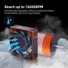 RC Car Motor Cooling Fan Heatsink 16000RPM Brushless ESC Cooling Fan 40x40mm for RC Car 1/8 1/10 540 550 Motor (Gold) view 3