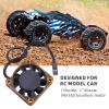 RC Car Motor Cooling Fan Heatsink 16000RPM Brushless ESC Cooling Fan 40x40mm for RC Car 1/8 1/10 540 550 Motor (Gold) view 4
