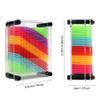 3D Pin Art Toy, Size 3.75 X 5 Unique Metal 3D Pin Art Board Impression Toy for Kids (Rainbow, Plastic) view 2