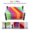3D Pin Art Toy, Size 3.75 X 5 Unique Metal 3D Pin Art Board Impression Toy for Kids (Rainbow, Plastic) view 4