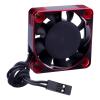 RC Car Motor Cooling Fan Heatsink 16000RPM Brushless ESC Cooling Fan 40x40mm for RC Car 1/8 1/10 540 550 Motor (Red) view 1