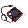 RC Car Motor Cooling Fan Heatsink 16000RPM Brushless ESC Cooling Fan 40x40mm for RC Car 1/8 1/10 540 550 Motor (Red) view 2