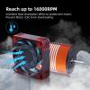 RC Car Motor Cooling Fan Heatsink 16000RPM Brushless ESC Cooling Fan 40x40mm for RC Car 1/8 1/10 540 550 Motor (Red) view 3