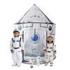 LimitlessFunN Space Rocket Ship Pop Up Kids Play Tent | Includes Star Lights & Carrying Case |, Children Indoor Castle Playhouse for Boys, Toddlers, 41" D x 41" W x 53" H view 1