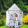 LimitlessFunN Space Rocket Ship Pop Up Kids Play Tent | Includes Star Lights & Carrying Case |, Children Indoor Castle Playhouse for Boys, Toddlers, 41" D x 41" W x 53" H view 4