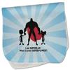Personalized Super Dad Burp Cloths - Fleece - Set of 2 view 2