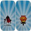 Personalized Super Dad Burp Cloths - Fleece - Set of 2 view 3