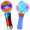 ArtCreativity Light Up Magic Ball Wand & Spinning Light Wand Set  LED Light Spinner Wands for Kids, Includes Flashing Light Up Spinner  Sensory Toys for Kids with Autism  Batteries Included view 1