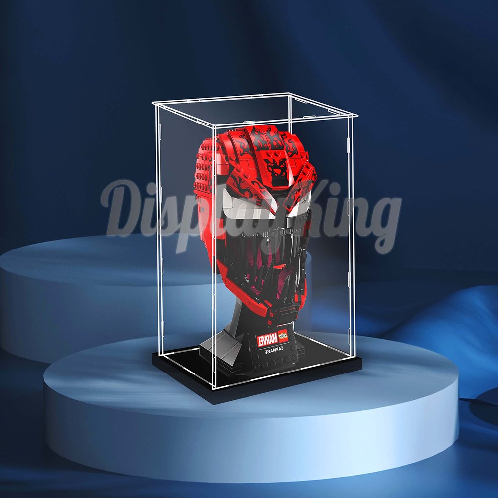 Acrylic Display case Compatible with Super Heroes Carnage 76199 -3mm Thickness (Model Set is not Included) (No Background)