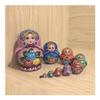 BDPP Nesting Dolls Russian Nesting Dolls 10-Layer Basswood Handmade Matryoshka Environmental Protection Nesting Doll Children's Toy Decoration Matryoshka (Size : A) view 4