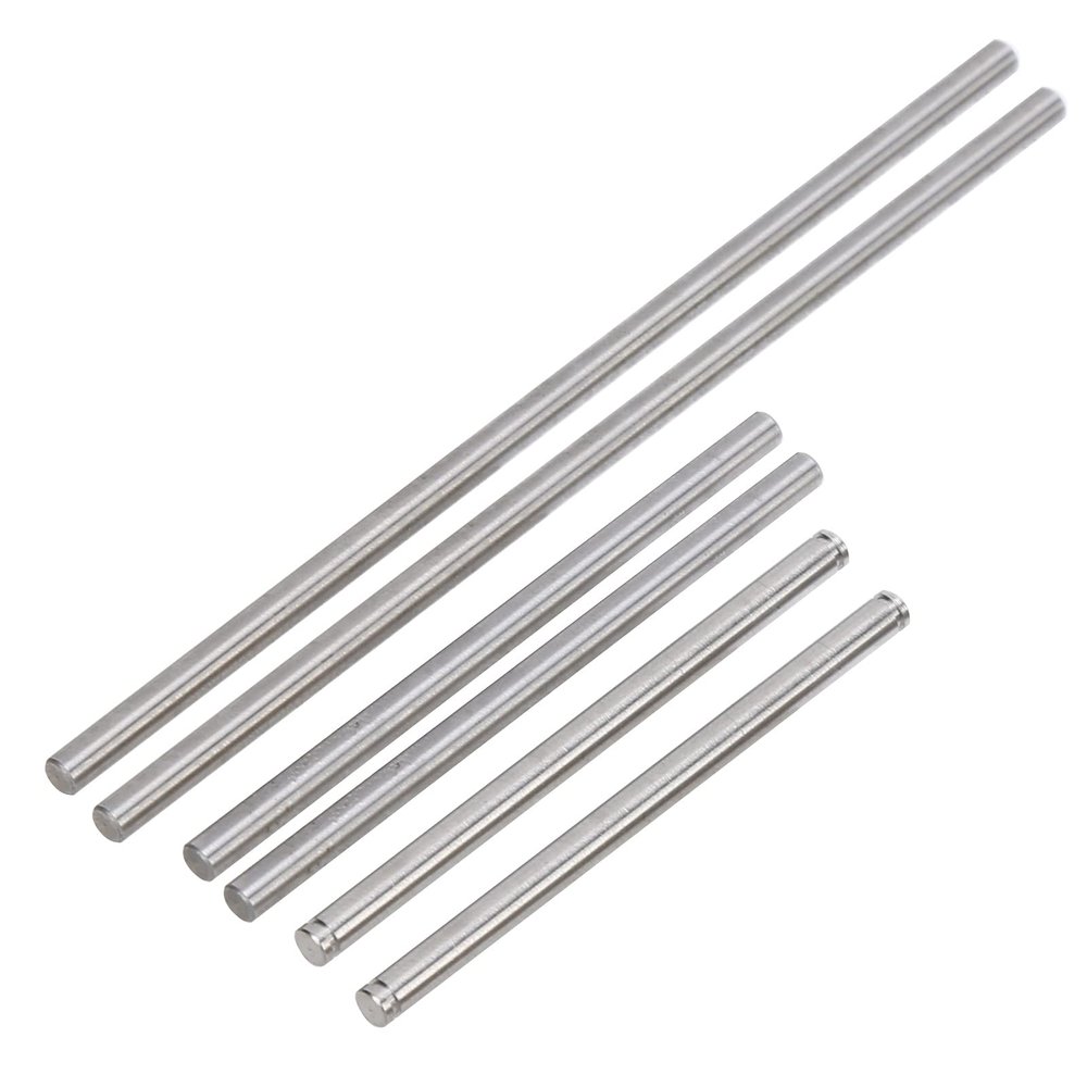Metal Front Suspension Pin Group, Stainless Steel Front Suspension Arm Round Pin Suitable for TRAXXAS UDR 1/7 RC Car