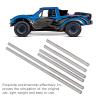 Metal Front Suspension Pin Group, Stainless Steel Front Suspension Arm Round Pin Suitable for TRAXXAS UDR 1/7 RC Car view 2