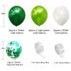 Balloon Garland Arch Kit Green, 107PCS Green White Balloon Arch Kit Balloon Garland, Latex Balloons With Confetti Balloons For Birthday Decoration Wedding Baby Shower Decoration Jungle Party Supplies view 2