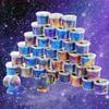 BVEHSR 36 Packs Galaxy Putty Slime, Party Favor for Kids Girls & Boys, Adults, Non Sticky, Stress & Anxiety Relief, Wet, Super Soft Sludge Toy,Easter Basket Stuffers view 4
