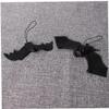 Froiny 10pcs Halloween Hanging Bats Fake Rubber Bats Realistic Spooky Hanging Toy for Halloween Decoration Party Supplies view 3