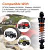 CrazyHobby 36mm Shocks Aluminum Threaded Adjustable for Axial SCX24 Deadbolt Gladiator C10 B-17 JLU 1/24 RC Crawler Upgrade Parts Accessories (Orange) view 3