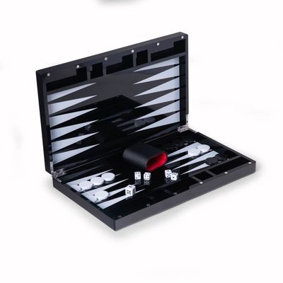 Bey-Berk Damien Backgammon Set Black