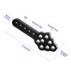 4Pcs Metal CNC RC Car Shock Absorber Mount Adjust Height Angle Stand for Axial SCX10 90046 D90 D110 SCX10III RC Crawler Upgrades (Black) view 4