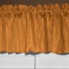 Zen Creative Designs Crinkle Crushed Taffeta Window Valance Home Dcor Bedroom Nursery Kitchen Window (58" Wide x 24" Long, Orange) view 1