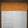 Zen Creative Designs Crinkle Crushed Taffeta Window Valance Home Dcor Bedroom Nursery Kitchen Window (58" Wide x 24" Long, Orange) view 2