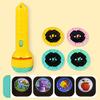 Magik Slide Projector Flashlight Children's Projection Light Toy Holiday Education (Yellow, 1 Pack) view 2