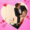 72 Pcs Heart Cupcake Toppers Valentine's Day Conversation Sweet Love Cupcake Pick Decorations 8 Styles Candy Cake Toppers for Wedding Engagement Bridal Shower Birthday Party Cake Decorations Supplies view 4