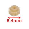 Replacement Part For K989-32 15T 17T 19T 21T Motor Pinion Gear For K969 K979 K989 K999 P929 P939 1/28 RC Cars Spare Parts view 2