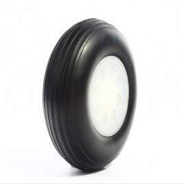 Replacement Part For 4.0" PU Wheel With Plastic Hub (D101.6 X H30 / H28 X D5mm) For RC Airplane - (Color: H30mm)