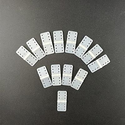 Replacement Part For Nylon Pinned Hinge 36X20mm 29X16mm 24X12mm For RC Model KT EPP OPP EPS Airplane Fixed-Wing Cement Parts - (Color: 40PCS 24X12mm)
