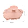 1pc Silicone Bath Brush Silicone Body Bath Brush Baby Hair Shampoo Brush Body Massage Baby Bath Scalp Massager Infant Shower Brush Silica Gel Take a Bath Child Hair Comb view 3