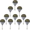 Catcan 10 Pcs Parachute Toy, Camo Parachute Men Tangle Free Throwing Hand Throw Outdoor Flying Paratrooper Toy No Battery nor Assembly Required view 1