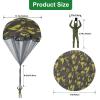 Catcan 10 Pcs Parachute Toy, Camo Parachute Men Tangle Free Throwing Hand Throw Outdoor Flying Paratrooper Toy No Battery nor Assembly Required view 2