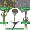 Catcan 10 Pcs Parachute Toy, Camo Parachute Men Tangle Free Throwing Hand Throw Outdoor Flying Paratrooper Toy No Battery nor Assembly Required view 3