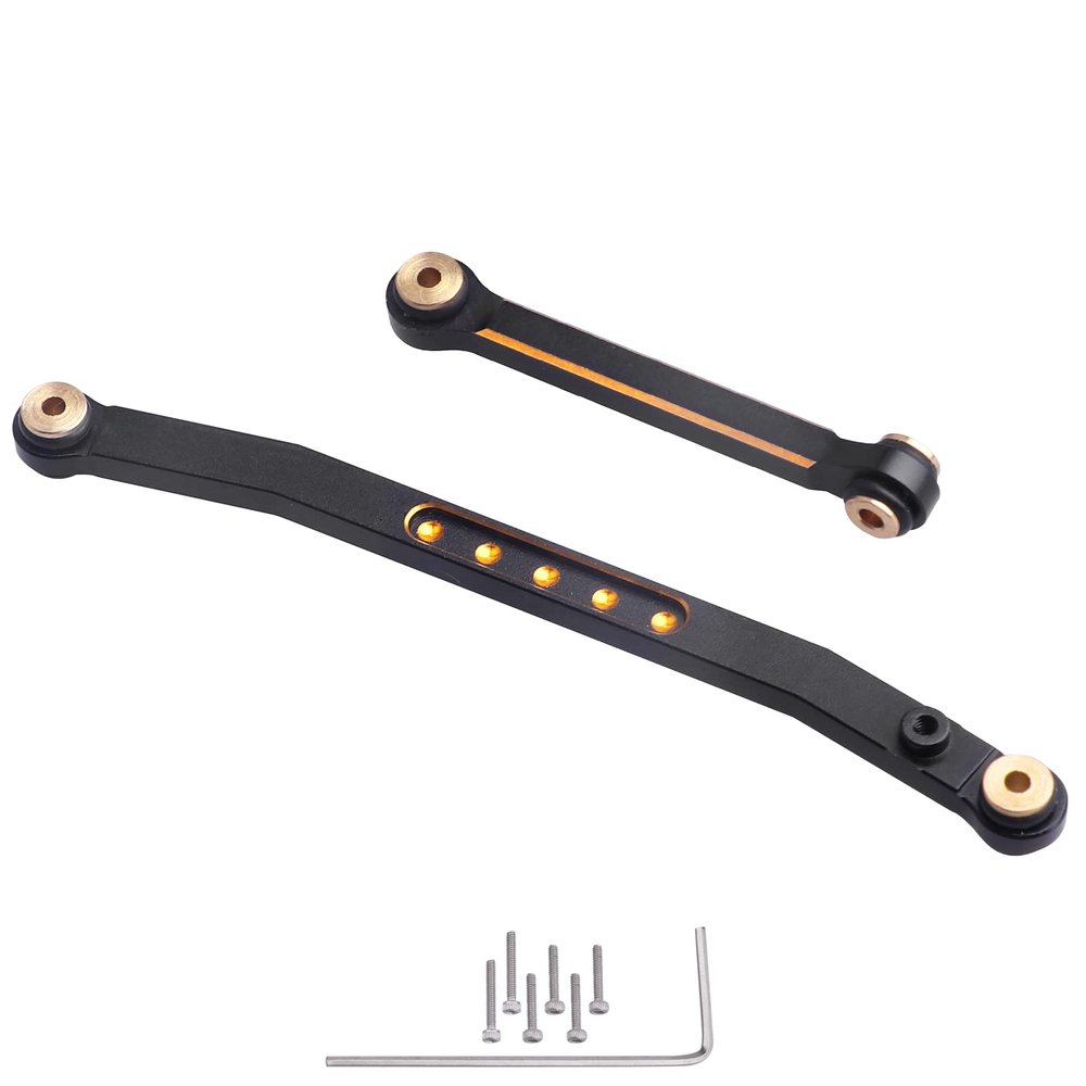 CrazyHobby RC Steering Link Aluminum for Axial SCX24 Deadbolt AXI90081 1/24th RC Crawler Car Upgrade Parts