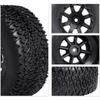 1/10 Short Course Truck Tires and Wheels for Traxxas Slash 4X4 BL-2S HSP Tamiya HPI Kyosho Losi Redcat Racing RC Model Car, Set of 4 (Style B) view 3