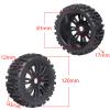 CrazyHobby Pre-Glued RC Buggy Tires & Wheels Rims Set with Foam Inserts for 1/8 Arrma Typhon 6S 3S Blx Losi 8ight Tekno Kyosho Hobao Off-Road Car(4Pcs) view 4