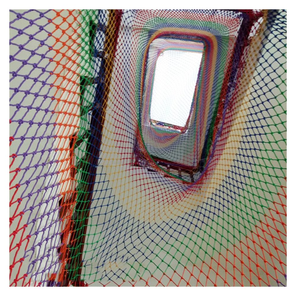 AWSAD Fence Net Railing Stairs Safety Netting for Balcony,Garden,Playground Child Safety Net Trampoline Protection Net Wear-Resistant Color : 8mm Rope, Size : 1x10m(3x33ft)