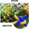 AWSAD Fence Net Railing Stairs Safety Netting for Balcony,Garden,Playground Child Safety Net Trampoline Protection Net Wear-Resistant Color : 8mm Rope, Size : 1x10m(3x33ft) view 3