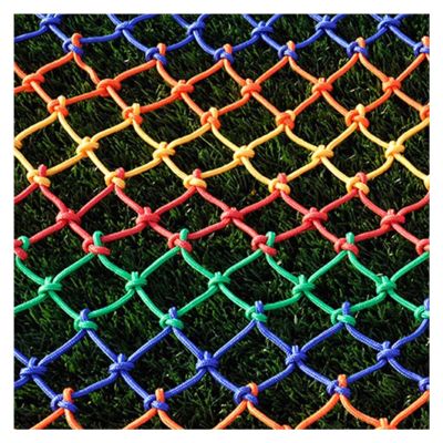 AWSAD Child Safety Net,Trampoline Protection Net Home Railing Stairs Safety Netting,Outdoor Balcony Garden Fence Safety Rail Net,Garden Plant Protection Color : 6mm Rope, Size : 2x4m(7x13ft)