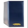 Ursae Minoris Manor Library Deluxe 3 Q-Ring Standard Format Binder for Coins, Trading Cards, Stamps, Currency, Bank Notes, Documents, and Other Collectibles - Deep Blue view 2