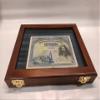 Wooden and glass display case for postcards Banknotes Medals and more view 2