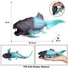 FLORMOON Animal Figures 1pcs Rubber Elastic Realistic Dunkleosteus Action Model, Stress Relief Toys for Science Project, Learning Educational Toys, Birthday Gift, Cake Topper for Kids view 3