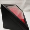 Teca customizable wooden display cabinet for collecting with 4 removable trays and integrated LED light view 4