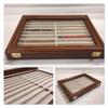 Wooden and velvet display case for fountain pens view 1