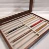 Wooden and velvet display case for fountain pens view 2