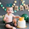 Multicolor Wilderness Felt Birthday Crown - 3" x 3.75" (1 Count) - Ideal Party Accessory and Halloween Prop view 2