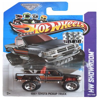 Hot Wheels 1987 Toyota Pickup Truck, [Black] Showroom 165/250