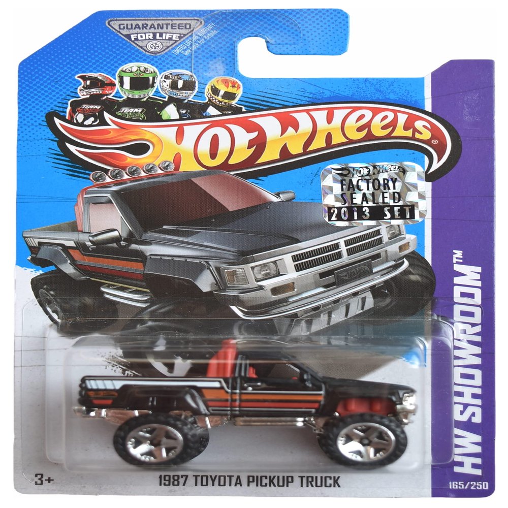 Hot Wheels 1987 Toyota Pickup Truck, [Black] Showroom 165/250