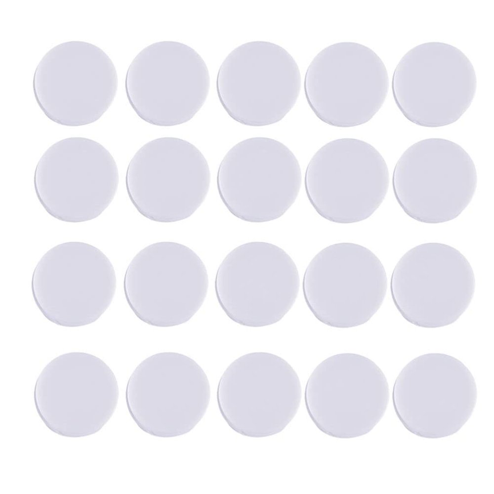 Kisangel 100Pcs Toy Rattle Box Repair 15MM Pet Baby Toy Noise Maker Insert Squeaker for Pet Toy Animal Puppet Doll Accessories White